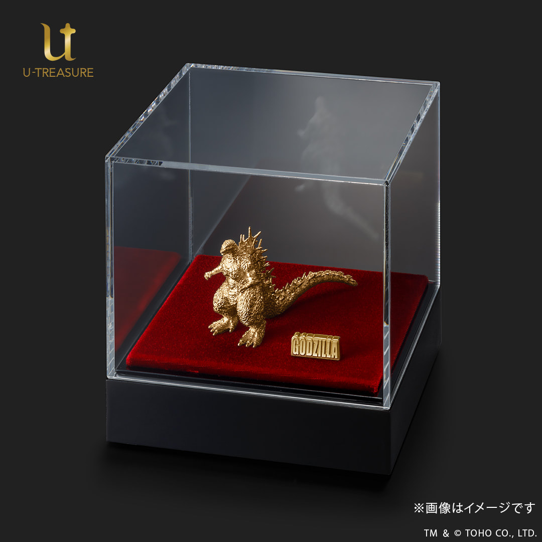 ゴジラ】世界に7体！ゴールド製ゴジラフィギュアのプレミアムな輝きが