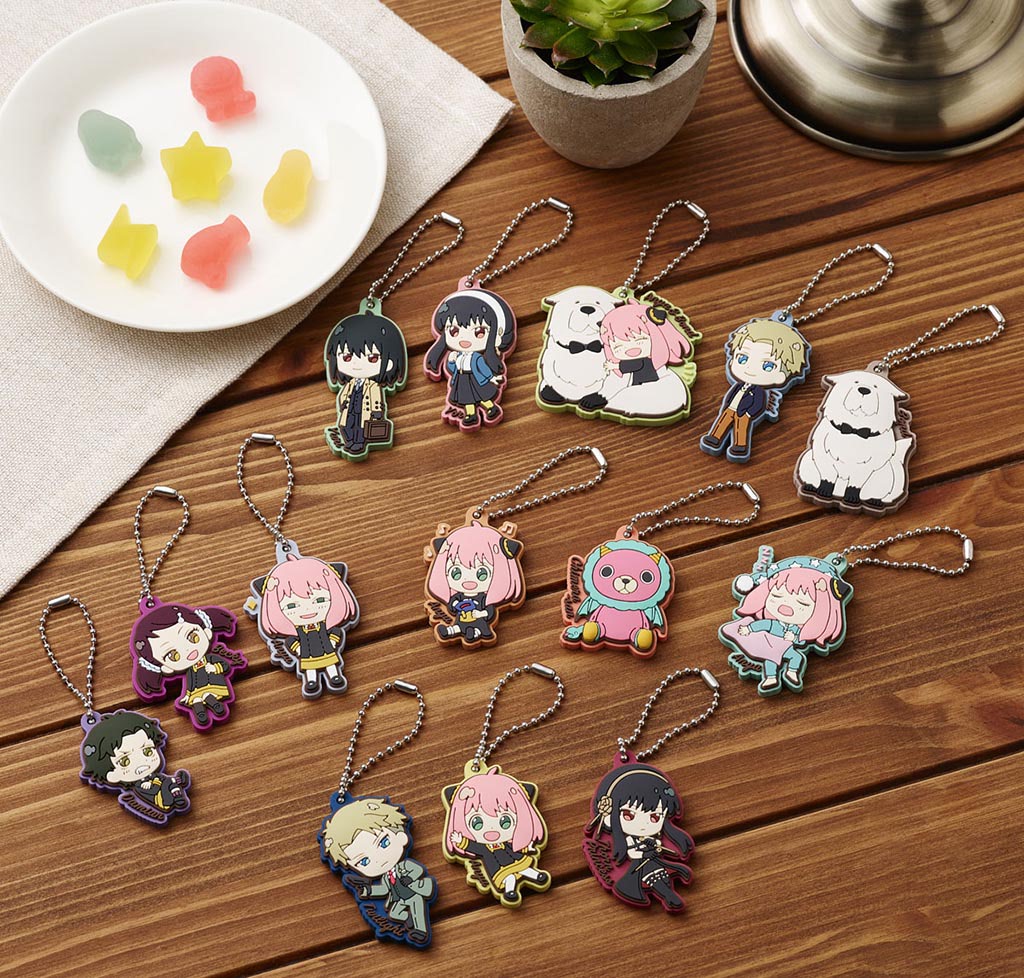 アーニャたちが勢揃い！「SPY×FAMILY ラバマスグミ」＆1月8日の食玩