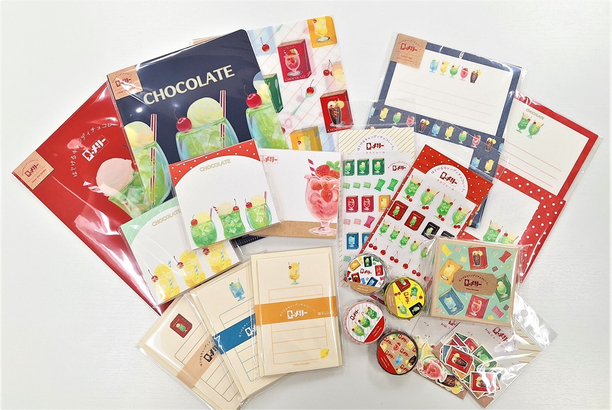 ロフト】『メリーチョコレート』がレトロ可愛い文房具に