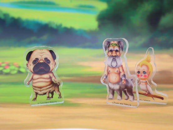 なばたとしたか漫画絵本『犬闘士 イヌタウロス』カプセルトイで凛々