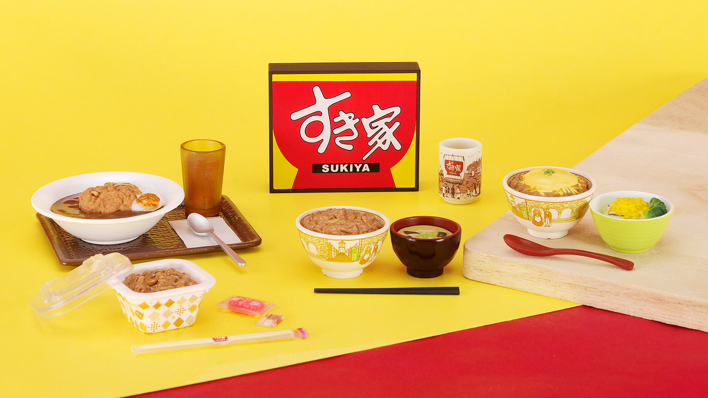 すき家「とろ～り3種のチーズ牛丼」がカプセル＆BOXのミニチュア
