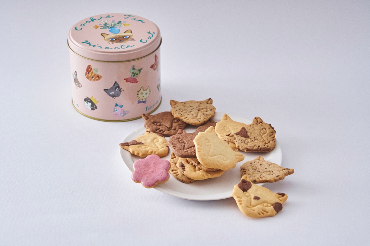 クッキー大好きっ♪猫のリボンシュシュ◇Cookie 曲がっ