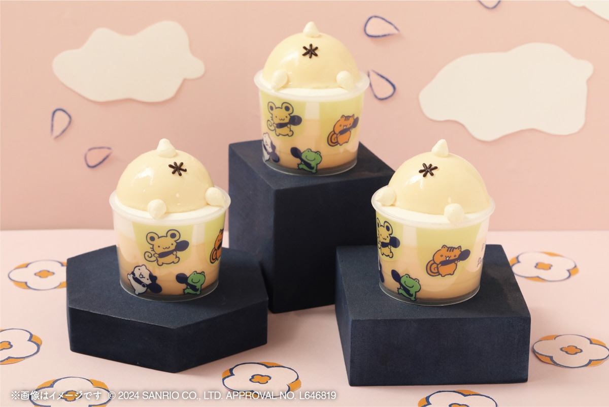 ポムポムプリン】可愛さそのまま！ 素敵な「コラボスイーツ」が新登場