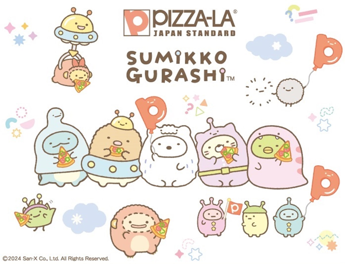 すみっコぐらし】『ピザーラ』数量限定のオリジナルグッズに注目