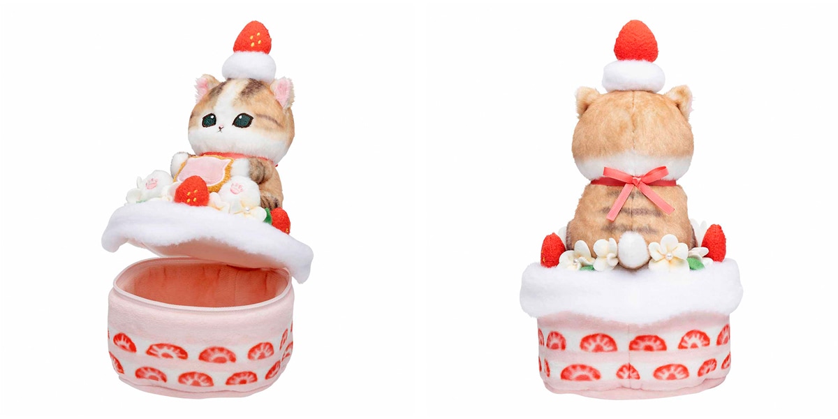 モコモコねこちゃんケーキ♡ mofusandのにゃんこがケーキの上にお座り♡描き下ろしデザインの