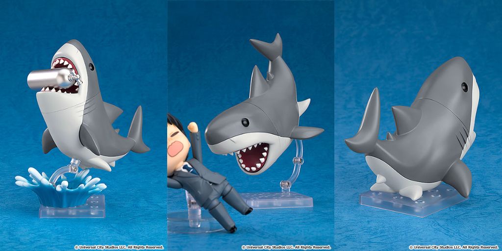 ジョーズ】世界的人喰いザメ「ねんどろいど」化／映画を再現して楽しん