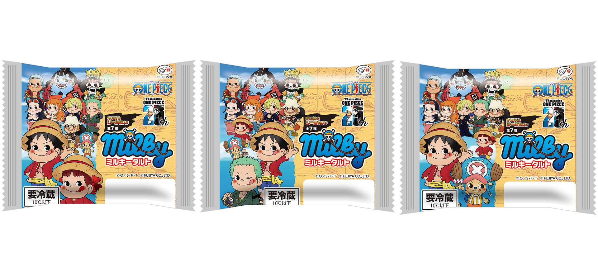 店頭ペコちゃんの春のワンピース‼️ 不二家と国民的人気アニメ『ONE PIECE』が初めてのコラボ！不二家×ONE