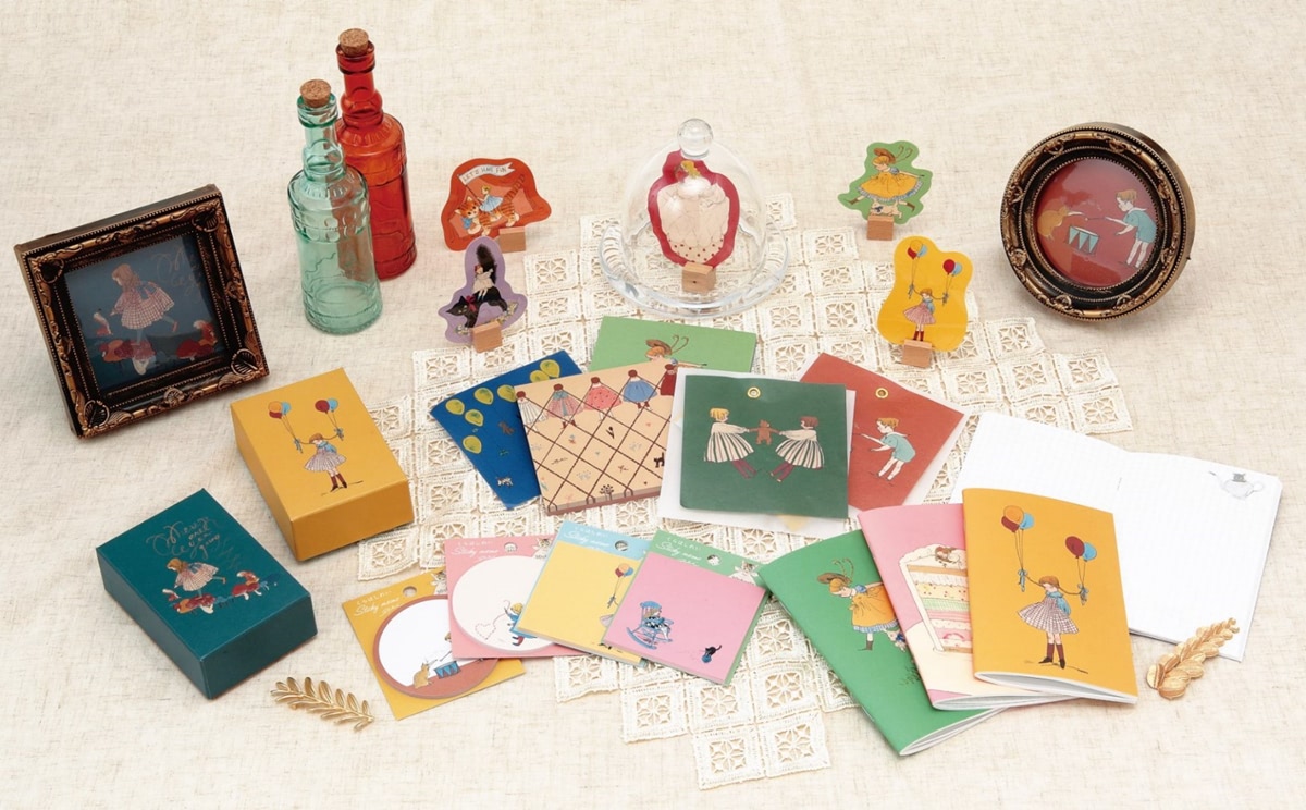 レトロ可愛い！ 人気イラストレーター「くらはしれい」の文房具が