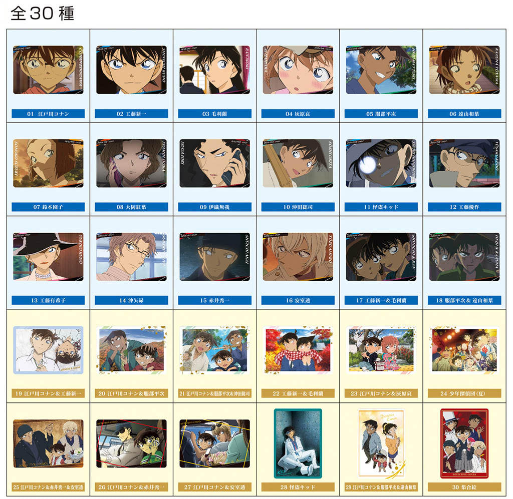 人気キャラ勢揃い！「イタジャガ 名探偵コナン vol.2」＆4月15日の食玩