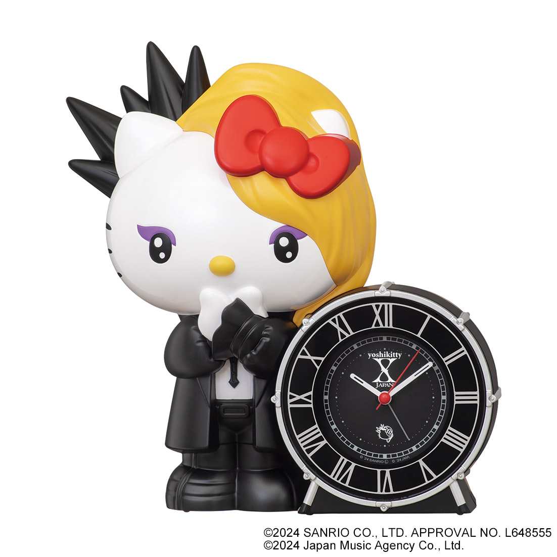 yoshikitty 音声つき目覚まし時計　キティコラボ　YOSHIKI ② yoshikitty 音声つき目覚まし時計 キティコラボ YOSHIKI ②