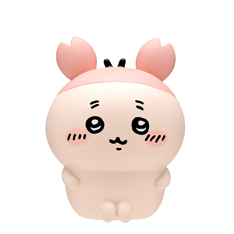 ポコッピー　ソフビ　カニ　クリア ちいかわ】カニカチューシャでカプセルソフビ化！ 古本屋も登場