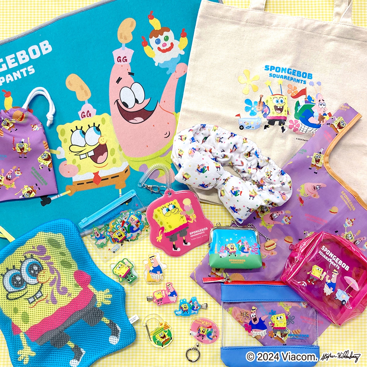 スポンジ・ボブ】カラフル可愛い！ 日常をハッピーに彩る雑貨が登場