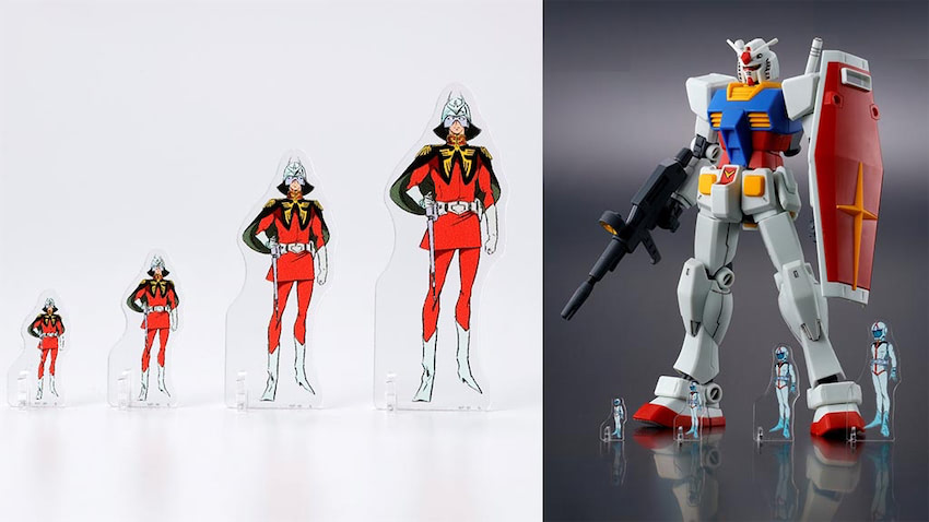ガンダム】1／144～1／48の4体セット！ アムロとシャアのミニアク