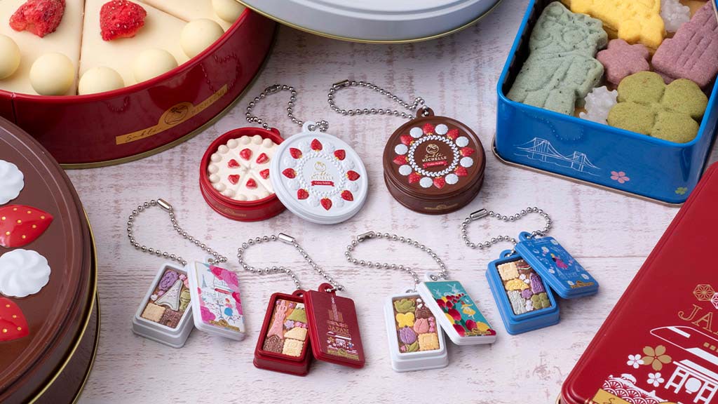 サブレミシェル】かわいいお菓子缶がミニチュアガシャポンに