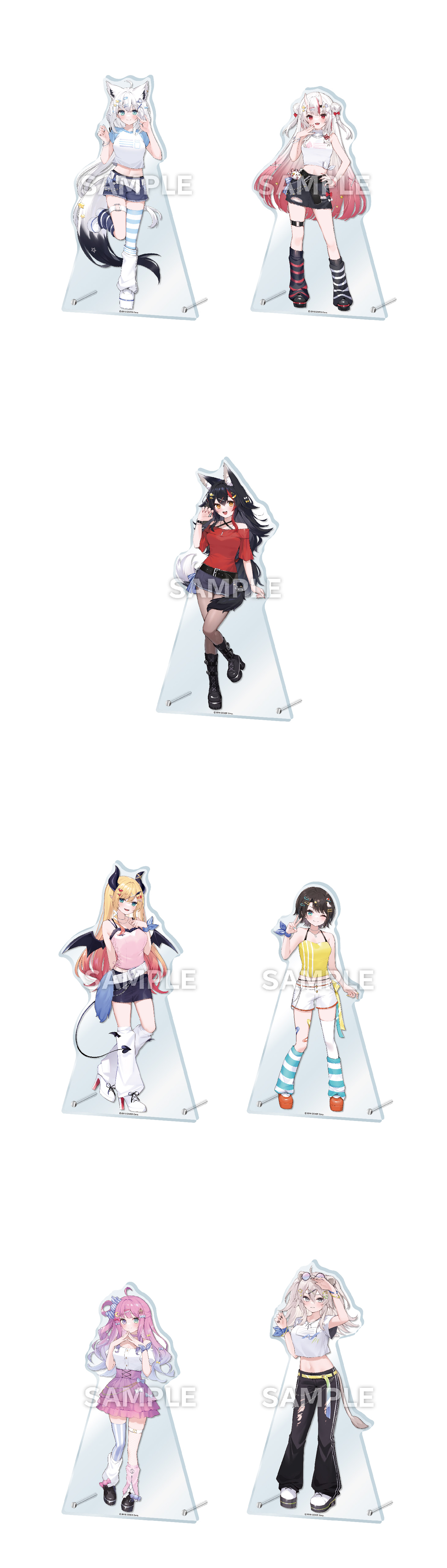 ローソン】『ホロライブ』白上フブキ、百鬼あやめ達7名とコラボ