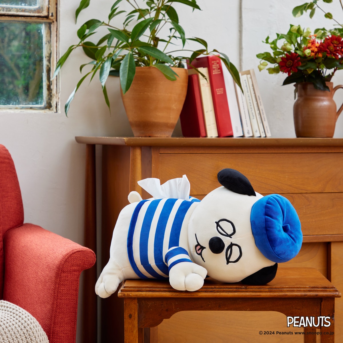 レア　アフタヌーンティー スヌーピー ぬいぐるみ パリ スヌーピー&オラフが秋の装いになって登場 ! アフタヌーンティー