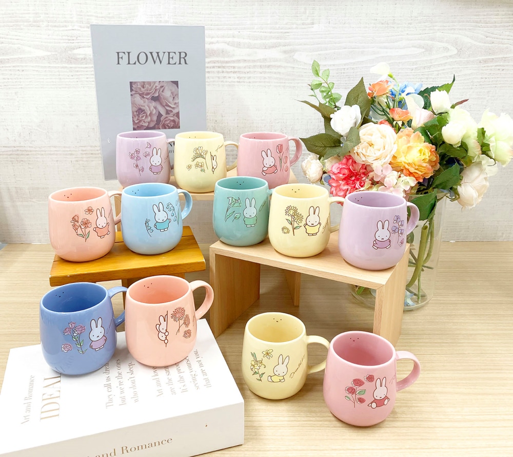 フラワーミッフィー】バースデーフラワーシリーズにマグカップが