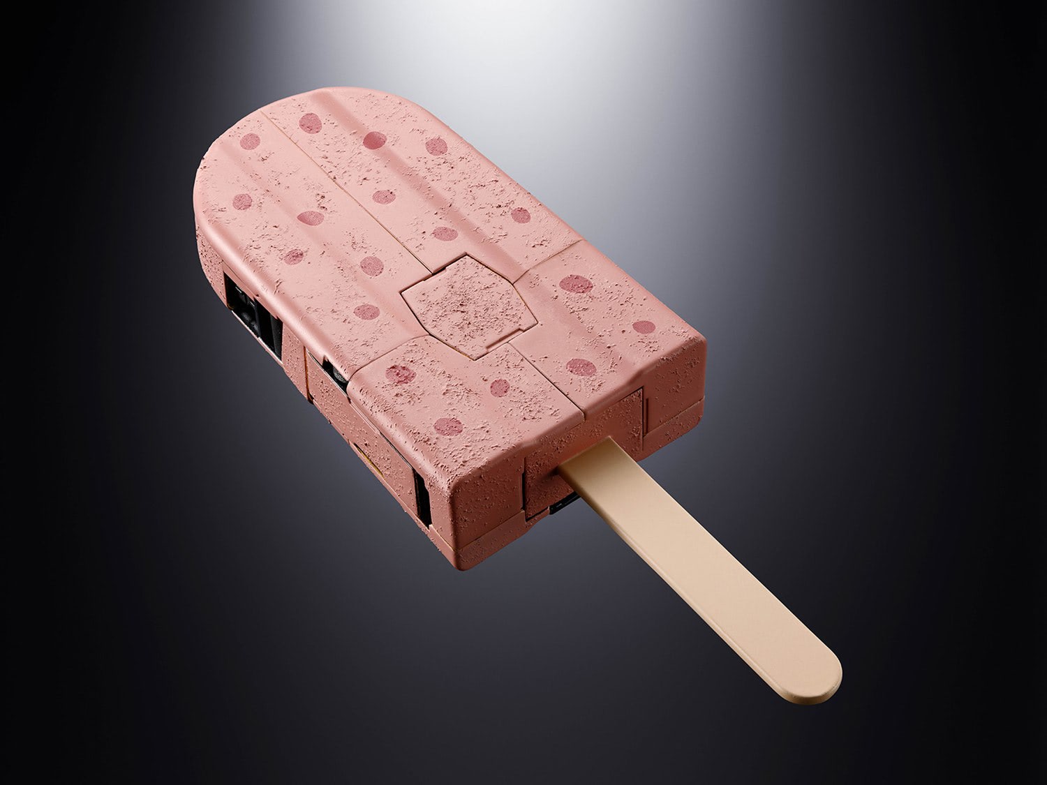 井村屋【あずきバー】さらに硬く！重く！超合金ロボに変形