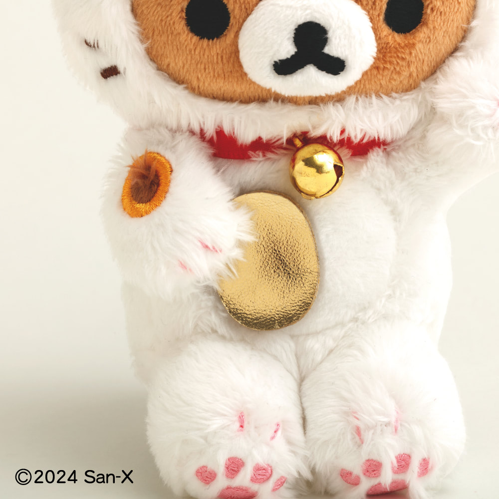 リラックマ】ごゆるりと招福！ 茶房限定ぶら下げぬい11月1日登場