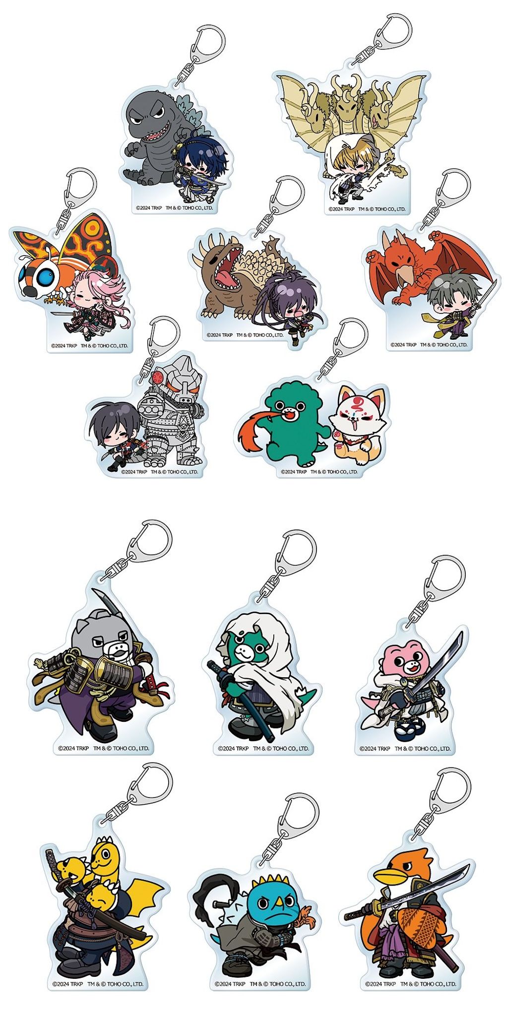 刀剣乱舞×ゴジラ】怪獣が刀剣男士姿に！？ 異色コラボが可愛いすぎ