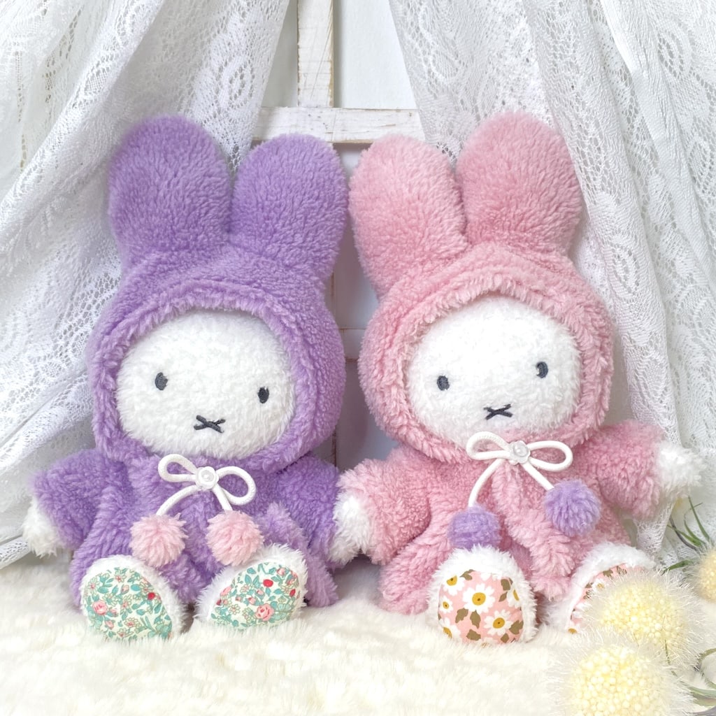 フラワーミッフィー】ほわもこシリーズでぬいぐるみもあったか