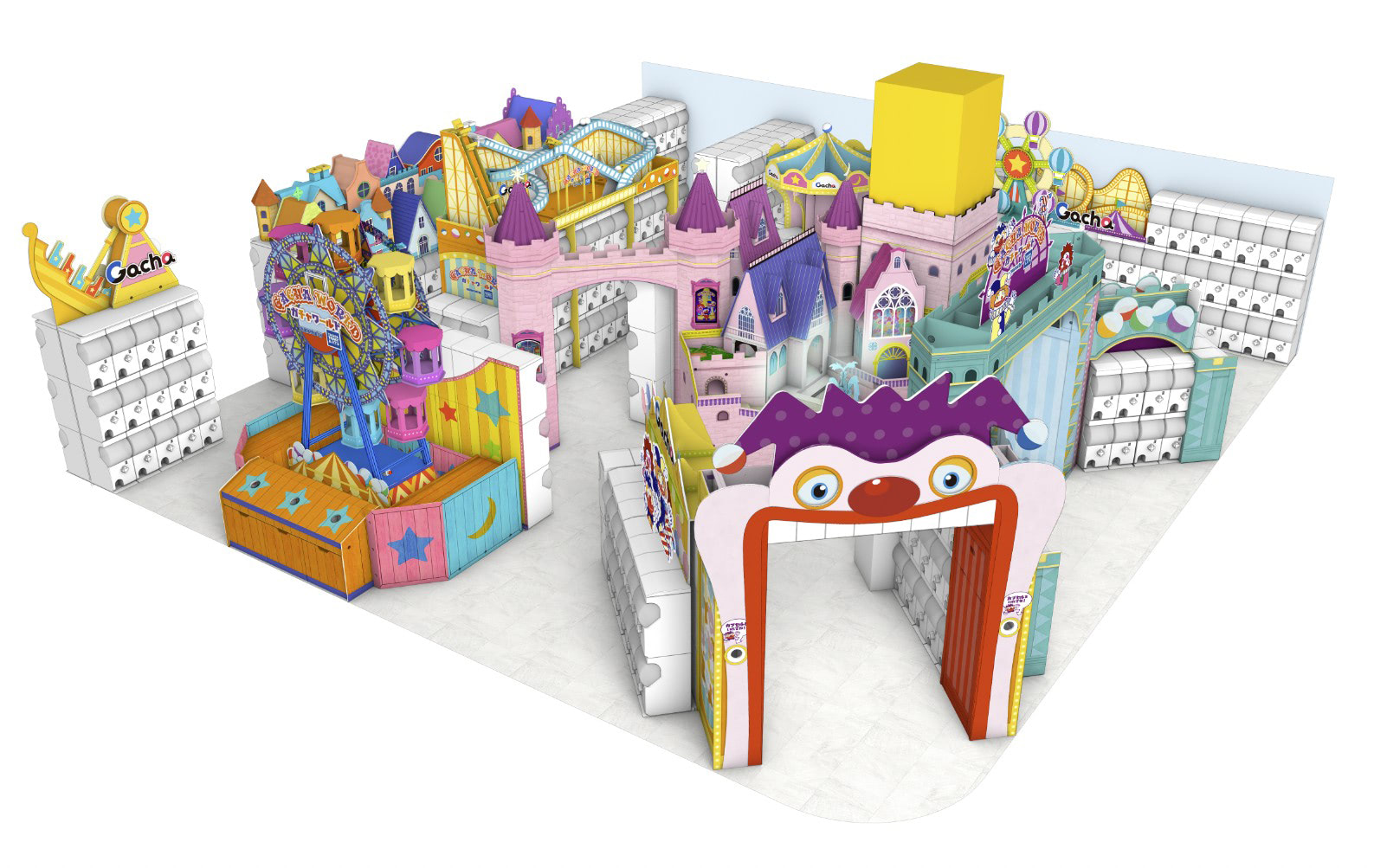 ガチャワールド」は紙製遊園地ディスプレイのエコなガチャ専門店！ | アニメージュプラス - アニメ・声優・特撮・漫画のニュース発信！