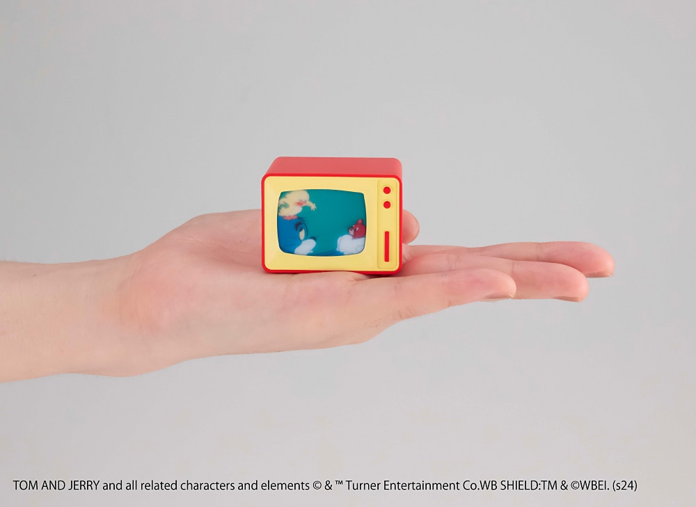 トムとジェリー】画面が光るレトロTV！ 揃えるとカラフルかわいい