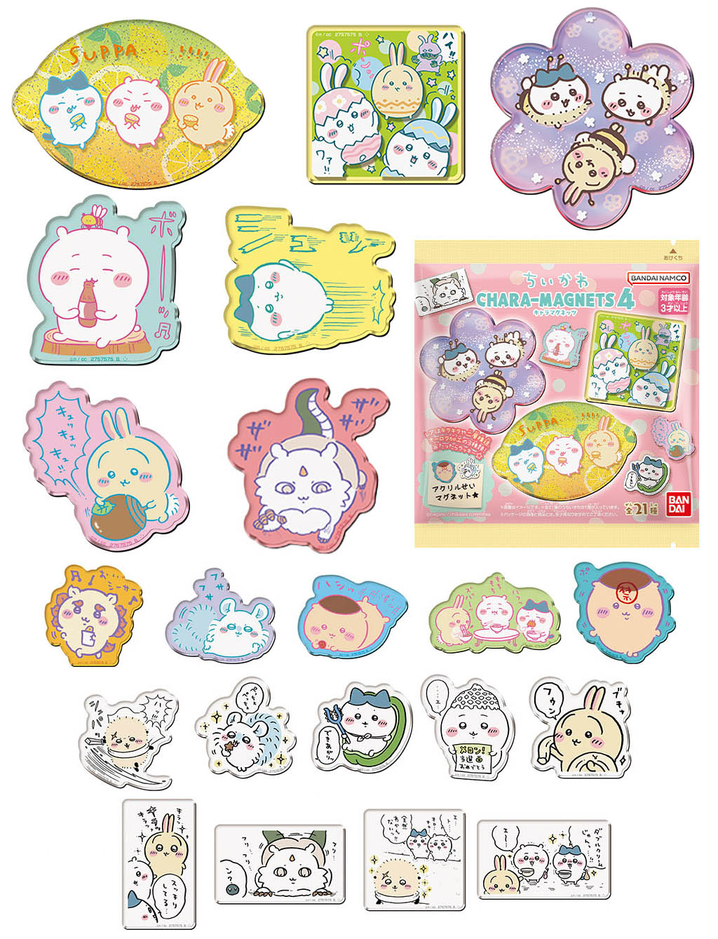 キャラマグネッツ4 ちいかわ 112個 ちいかわ キャラマグネッツ4｜発売日：2024年12月9日｜バンダイ