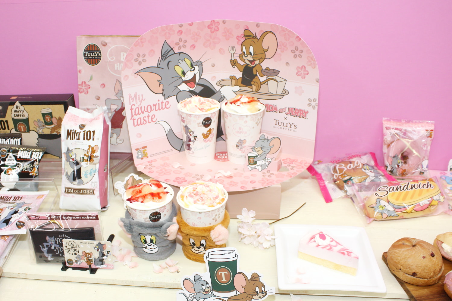 トムとジェリー×タリーズ』コラボで春を先取り！新商品試飲会レポ 