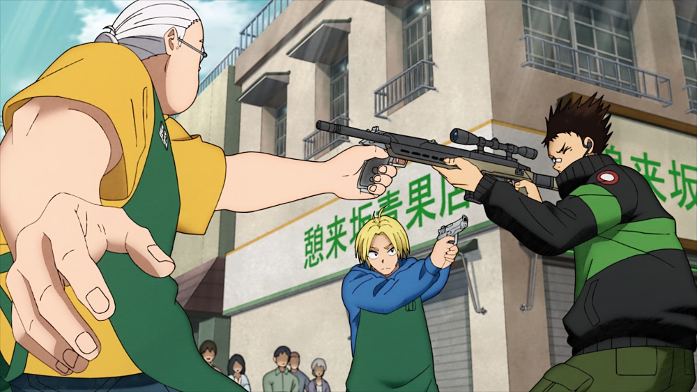 SAKAMOTO DAYS』第6話 サバゲ―大会で眞霜平助とチームを組む