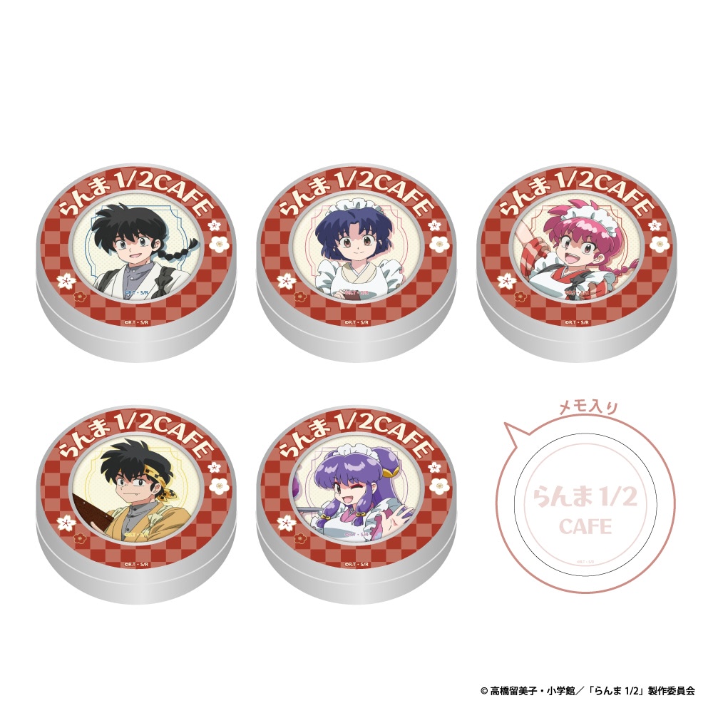 らんま1/2 CAFE 缶入りメモ らんま1/2 CAFE 缶入りメモ - メルカリ