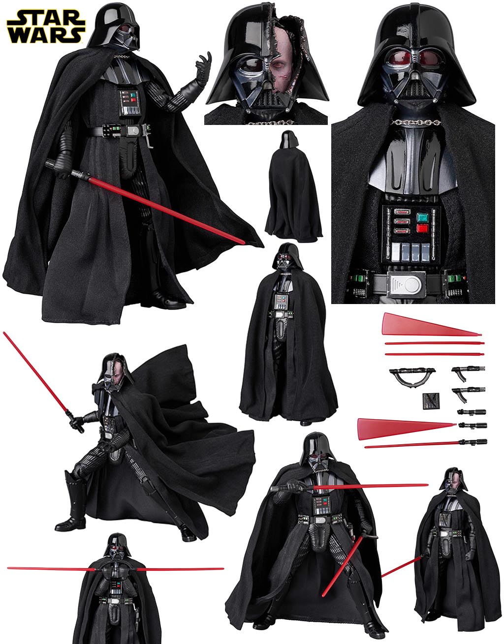 スター・ウォーズ】ドラマ版ダース・ベイダーを可動で再現