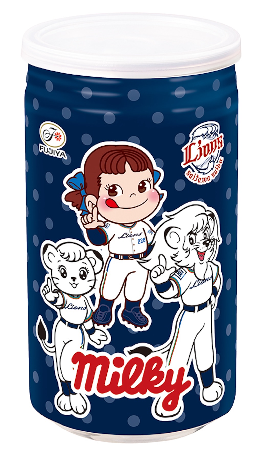 ペコちゃん×西武ライオンズ」コラボミルキー缶やコラボイベント