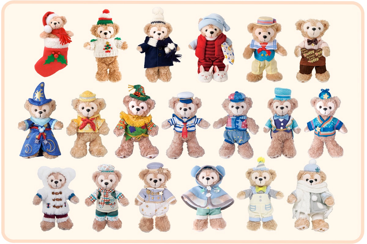 【まとめてお得】Disney ディズニー ダッフィー ぬいぐるみ　まとめ ダッフィー20周年】可愛すぎるグッズ＆メニューが4月8日より登場