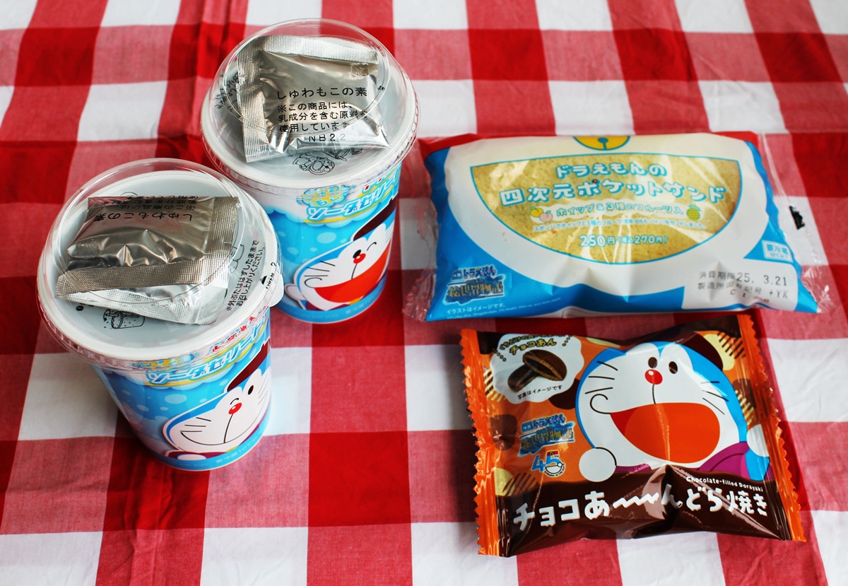 試食レポ【ファミマ×映画ドラえもん】オリジナルフードが可愛くて