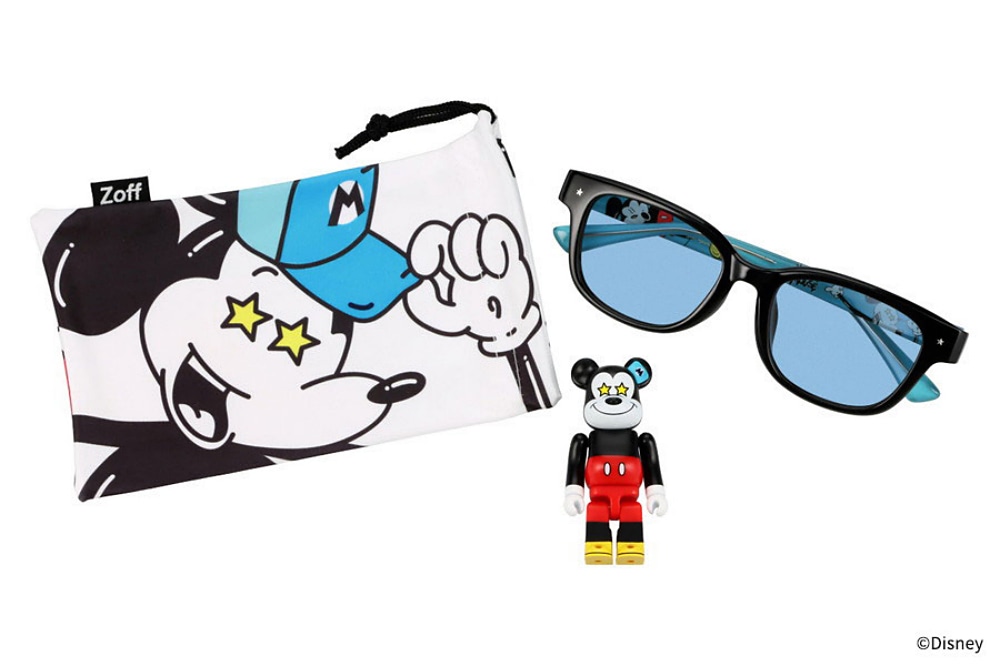 ミッキーマウス】BE@RBRICKとサングラスのセットがZoffから登場