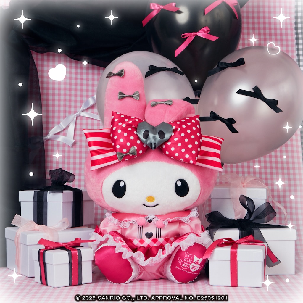 マイメロ＆クロミ】Wアニバーサリー超豪華Happyくじ／限定リボンアクセ