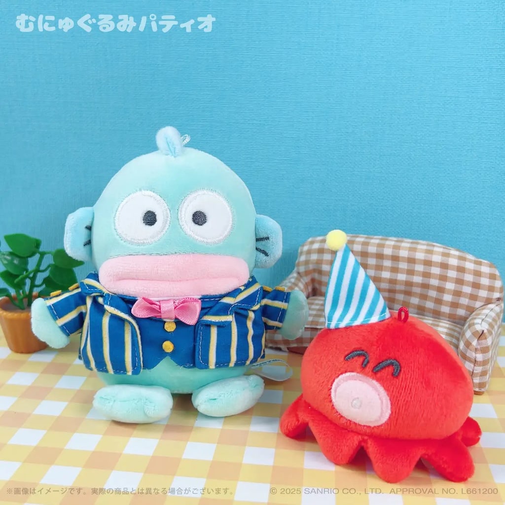 むにゅぐるみS パティオ 雪だるま ハンギョドン ハンギョドン】40周年のアニバなおめかし姿がイカす新作グッズ