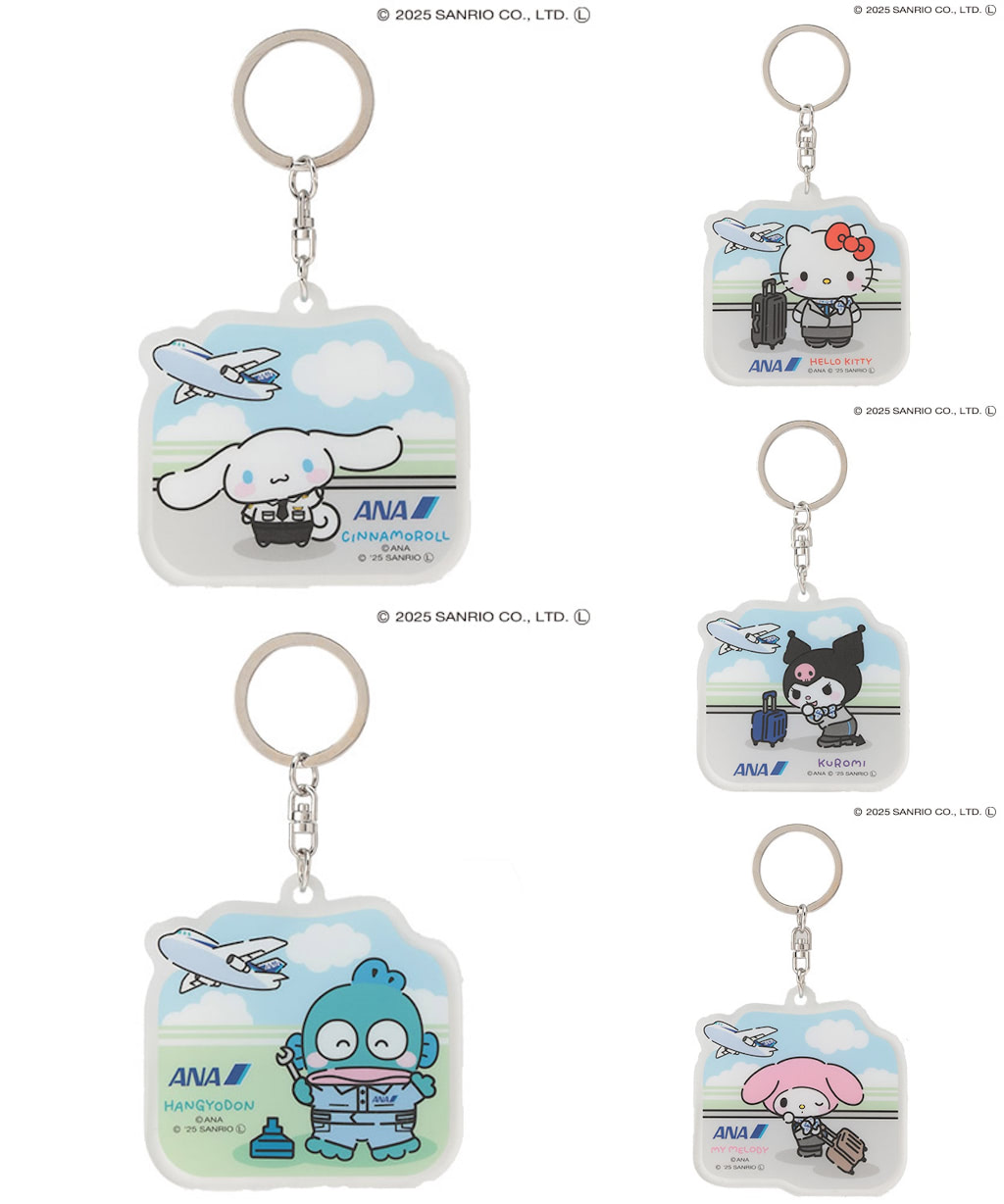 ANA×サンリオ】空港スタイルのキティたちが可愛い♪ 集めたいコラボ