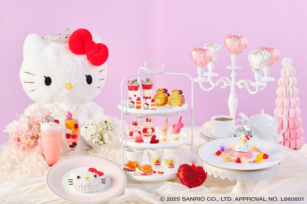 ハローキティ】キティでいっぱいなプリンセスアフタヌーンティー