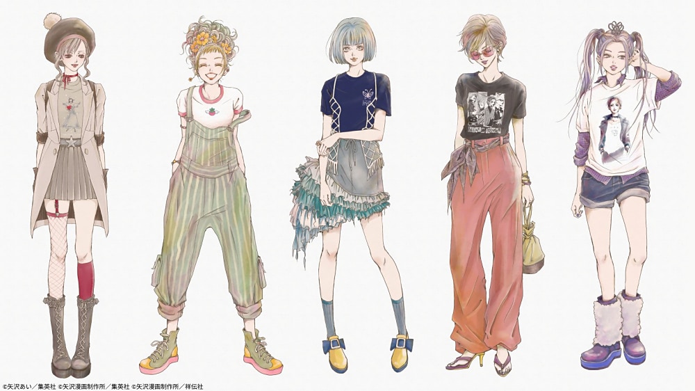 ユニクロ】矢沢あいコレクションは7月11日発売！ 描き下ろし