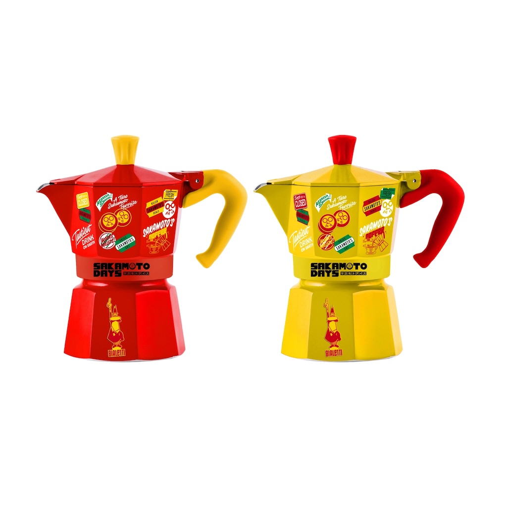 SAKAMOTO DAYS】ポップ＆カラフルな「ビアレッティ」コラボでコーヒー