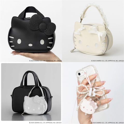 ハローキティ ミニコスメポーチ パールピンクver&ミラー付きストラップ SNSで大反響】 BRILMY×ハローキティ 『ズボラに優しいミニコスメ
