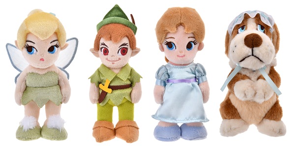 ディズニーストア】『ピーター・パン』モチーフのぬいぐるみは