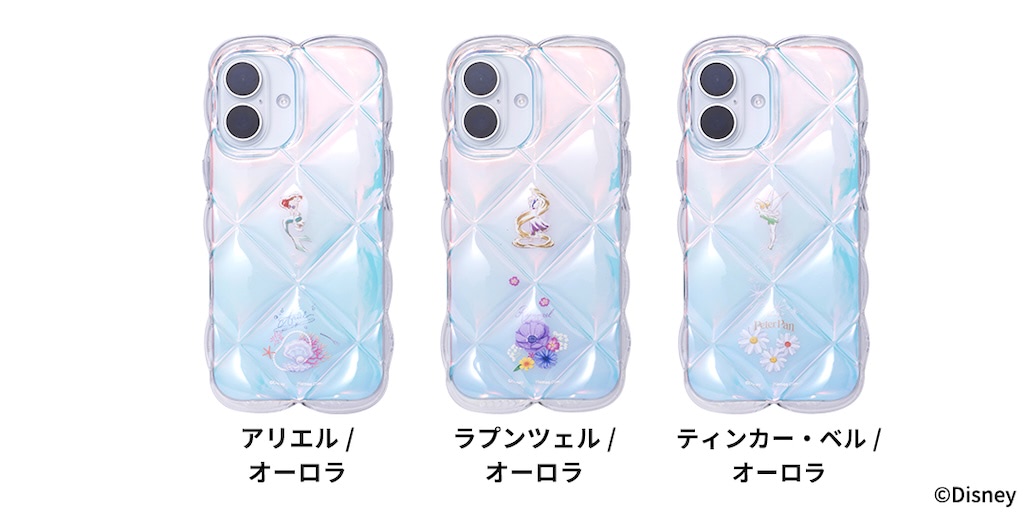 ディズニー】ぷっくり可愛いアリエル・ラプンツェル・ティンカーベルの