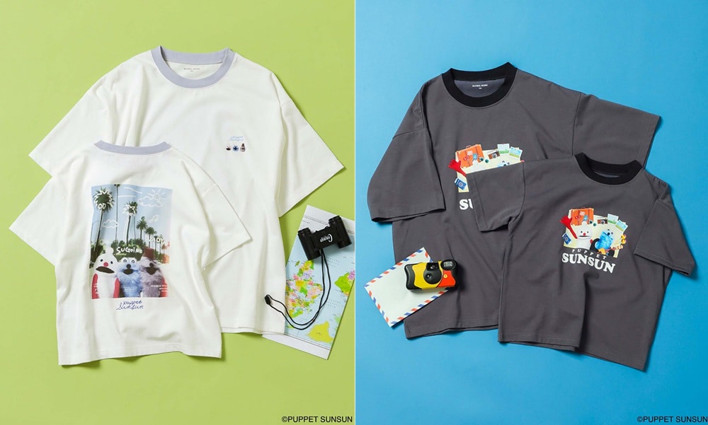 パペットスンスン　グローバルワーク　フォトT 160 GLOBAL WORK KIDSが、SNSでも海外でも大人気のキャラクター