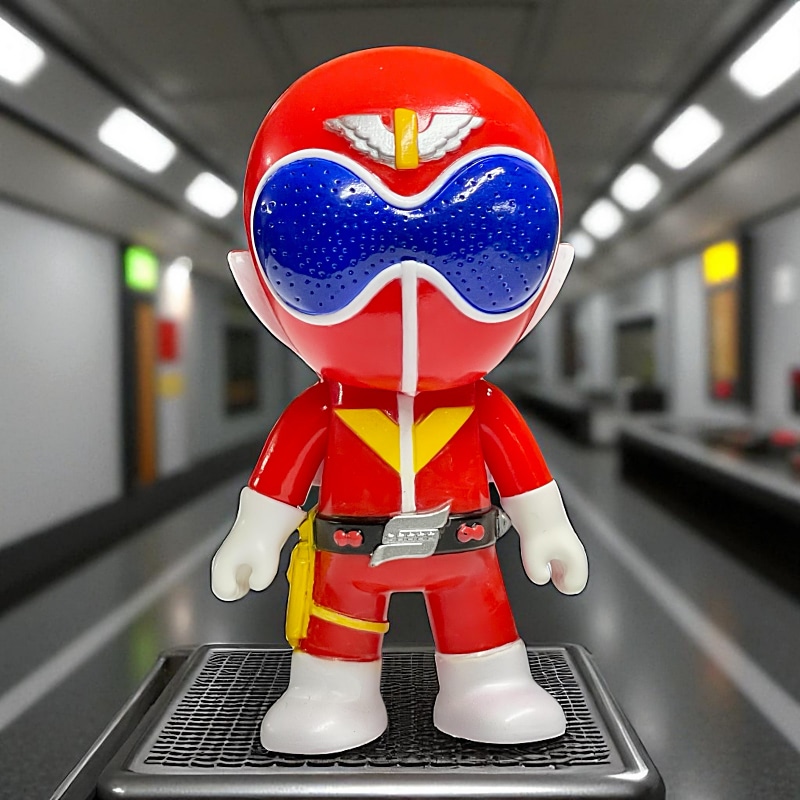 秘密戦隊ゴレンジャー　アカレンジャー　ソフビフィギュア 秘密戦隊ゴレンジャー ART HURRICANE 50』全ソフビ情報開放