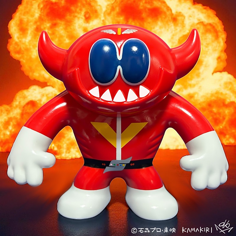 TOEI ART FES. 秘密戦隊ゴレンジャー おおかみくんソフビ(レッド） あらいきりこ_Kiriko Arai | 📢【ゴレンジャーおおかみくんソフビ販売