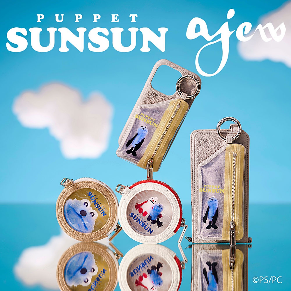 ajew PUPPET SUNSUN iPhone ケース パペットスンスン PUPPET SUNSUN (パペットスンスン) iPhone16e 対応 クリスタルクリア