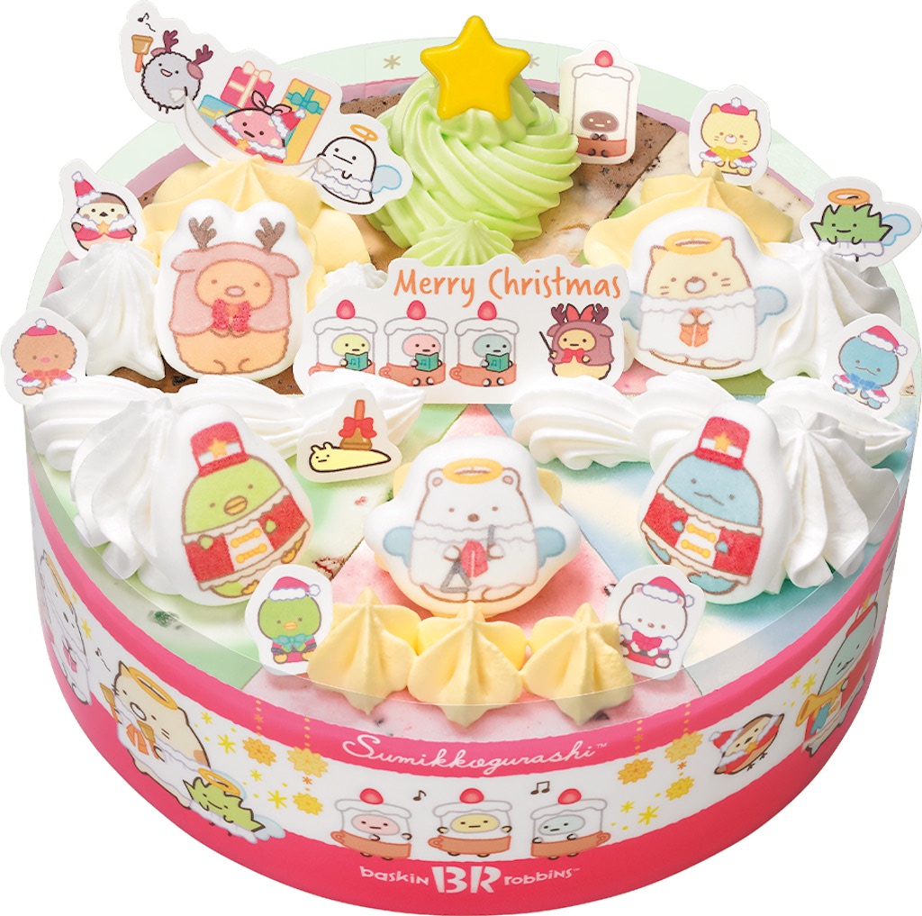 すみっコぐらし】今年も登場☆サーティワンXmasアイスケーキで6味を